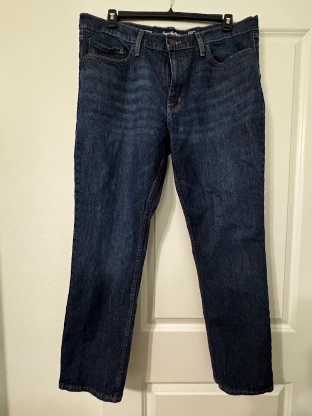 Goodfellow & Co Straight Leg Dark Wash Jeans 38x30 Worn Once